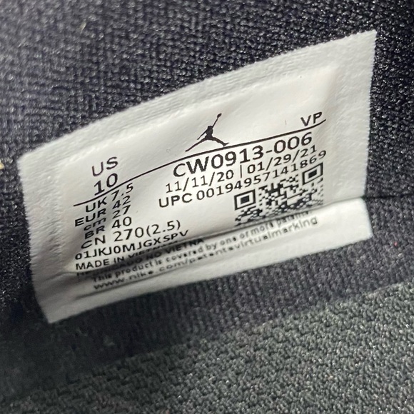 Nike | Women’s Jordan Delta 2 Sneakers in Black Gym Red Sail Chile Red | 10 New - Picture 10 of 16